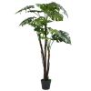 Artificial Monstera Plant with Pot 51.2" Green
