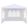 10''x10''(3 x 3m)Three Sides Waterproof Tent with Spiral Tubes XH
