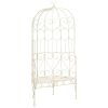 Patio Bench 37.4" Iron Antique White