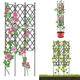 3-Pack Outdoor Plant Support Frame for Raised Garden Bed