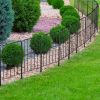 25 Pack Rustproof Decorative Garden Fence Set for Dog Flower bed Garden Fence