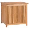 Patio Storage Box 23.6"x19.7"x22.8" Solid Teak Wood