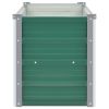 Garden Raised Bed Galvanized Steel 39.4"x15.7"x17.7" Green