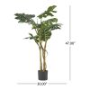 47 Inch Artificial Monstera Tree