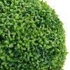 Artificial Boxwood Plant with Pot Ball Shaped Green 19.7"