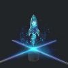 Ghost Projection 3D Hologram Fan