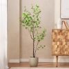 59 Inch Artificial Enkianthus Leaf Tree,Large Plants for Home Decor and Housewarming Gift