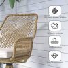 Outdoor Garden Bench , Garden chair , Swivel Chairs Set of 2