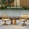 Outdoor Garden Bench , Garden chair , Swivel Chairs Set of 2