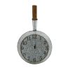 10.6x3x18.1" Frye Wall Clock