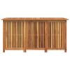 Patio Storage Box 59.1"x31.5"x29.5" Solid Wood Acacia