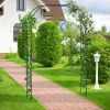 1PC Outdoor Metal Garden Arch Trellis for Climbing Plants Grape Vine Flower