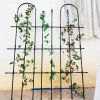 1PC 58 x 73 Inch Outdoor Garden Rose Arch Trellis for Climbing Plants