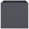 Planters 2 pcs Anthracite 19.3"x18.5"x18.1" Steel