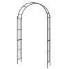7.5 Feet Metal Garden Arch for Climbing Plants and Outdoor Garden Decor
