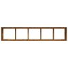 Planter Rusty 78.7"x15.7"x15.7" Weathering Steel