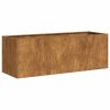 Planter Rusty 47.2"x15.7"x15.7" Weathering Steel