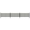 Picket Fence with Posts 3 pcs WPC 241.7"x31.5"