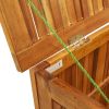 Patio Storage Box 44.5"x19.7"x22.8" Solid Acacia Wood