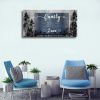 Family Quotes Canvas Wall Art,Family a Little Bit of Crazy Loud Love Wall Art for Living Room