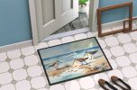 Sandpipers Hunting Doormat Front Door Mat Indoor Outdoor Rugs for Entryway, Non Slip Washable Low Pile, 24H X 36W
