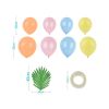 White Silver and Gold Balloon 25cm*30cm*5m 798pcs