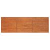 Garden Raised Bed Rusty 94.5"x31.5"x30.3" Corten Steel