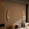 2-Pack Modern Orb Arc Wall Lamp, Plug in Wall Sconces for Living Room Bedside