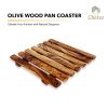 Olive Wood Pan Coaster