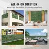 VEVOR Ivy Privacy Fence, 59 x 158in Artificial Green Wall Screen, Greenery Ivy Fence w/ Mesh Cloth Backing and Strengthened Joint