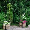 7.5 Feet Metal Garden Arch for Climbing Plants and Outdoor Garden Decor