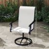 old SKU: 17761954 2pcs Patio Swivel Chairs ,Outdoor Garden Bench , Garden chair , Swivel Chairs Set of 2