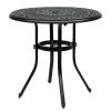 32*32*29" Outdoor Cast Aluminum Round Dining Table