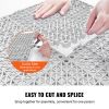 VEVOR Interlocking Tile 50PCS Gray, Drainage Tiles 12" x 12" Splicing, PVC Interlocking Drainage Floor Tiles, Non-Slip Drainage Holes for Restroom