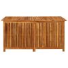 Patio Storage Box 59.1"x31.5"x29.5" Solid Acacia Wood