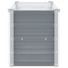 Garden Raised Bed Galvanized Steel 39.4"x15.7"x17.7" Gray