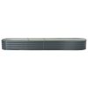 Garden Raised Bed 157.5"x31.5"x17.3" Galvanized Steel Gray