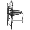 Tree Bench 59.1" Black Steel