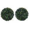 Artificial Boxwood Balls 2 pcs 17.7"