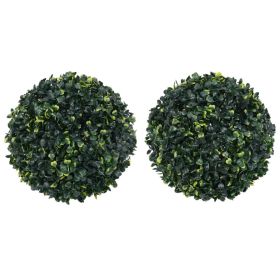 Artificial Boxwood Balls 2 pcs 17.7" (Color: Green)
