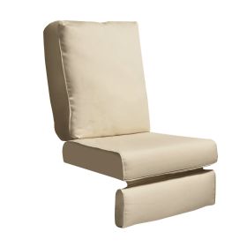 Recliner Replacement Cushion Cover, Washable Cushion Deep Seat Covers, UV Resistant, Fade Resistant, and Water Repellent (Color: Kakhi)