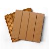 Plastic Composite Deck Tiles Set of 35pcs, Composite Decking Resist Rust, Water, Weather, Indoor&Outdoor, Easy to DIY & Maintain, Ideal for Patios