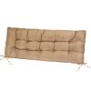 Bench Seat Cushion For Indoor Outdoor Furniture Non Slip Long Chair Cushion with Ties Strap Waterproof Swing Cushion 51.18x19.68IN For Garden Patio Ba