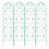 4 Pack Metal Garden Trellis 86.7" x 19.7" Rustproof Trellis for Climbing Plants Outdoor Flower Support