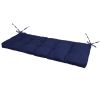 Bench Seat Cushion For Indoor Outdoor Furniture Non Slip Long Chair Cushion with Ties Strap Waterproof Swing Cushion 51.18x19.68IN For Garden Patio Ba