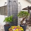 4 Pack Metal Garden Trellis 86.7" x 19.7" Rustproof Trellis for Climbing Plants Outdoor Flower Support