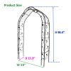 Metal Garden Arch Assemble Freely with 8 Styles Garden Arbor Trellis Climbing Plants Support Rose Arch