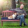 Bench Seat Cushion For Indoor Outdoor Furniture Non Slip Long Chair Cushion with Ties Strap Waterproof Swing Cushion 51.18x19.68IN For Garden Patio Ba