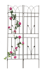 2 Pack Metal Garden Trellis 71" x 17.7" Rustproof Trellis for Climbing Plants Outdoor Flower Support
