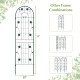 2 Pack 71 x 20 Inches Metal Garden Trellis Rustproof Plant Support for Climbing Plants